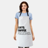 Tablier Féminisme du café des chats (Porté)