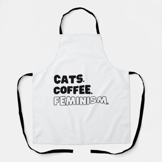 Tablier Féminisme du café des chats (Recto)