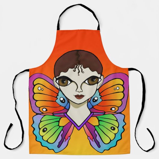 Tablier Femme Aux Ailes Papillon (Recto)