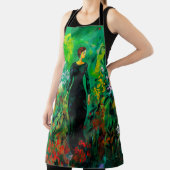 Tablier Femme dans la belle prairie verte (Insitu)