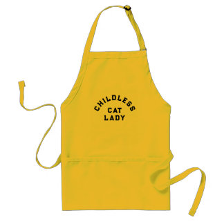 Tablier Femme de chat sans enfant, type audacieux