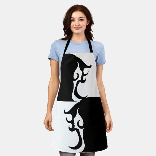 Tablier Femme déco réfléchie (Porté)