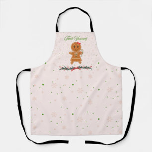 Tablier Femme en pain d'épices de Noël
