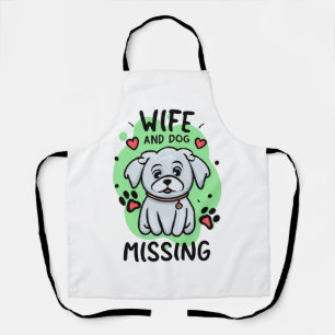 Tablier Femme et chien manquants
