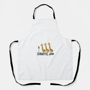 Tablier Femme Giraffic Jam Funny Giraffe Giraffe Pun Cute
