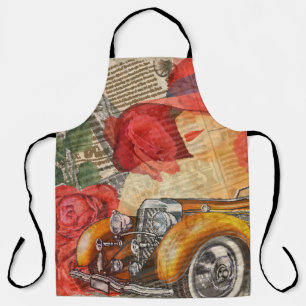 Tablier Femme parisienne : Tour Eiffel Retro.