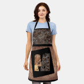 Tablier Femme perplexe de profil - bois (Porté)
