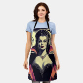 Tablier Femme vintage Hot Vampire (Porté)
