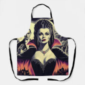 Tablier Femme vintage Hot Vampire (Recto)