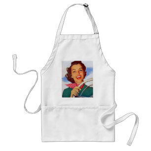 Tablier Femme Vintage Rétro au Volant