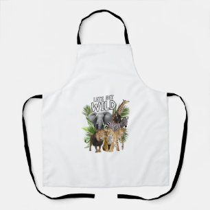 Tablier FEMMES Sauvons Zoo Animaux Safari Party A D