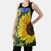 Tablier Fence painted de Sunflowers (Insitu)