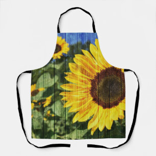 Tablier Fence painted de Sunflowers