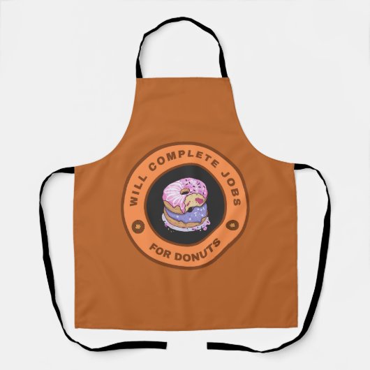 Tablier Fera des tâches pour des donuts (Recto)