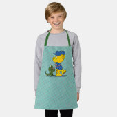 Tablier Ferald et le bébé Lizard Apron (Porté)
