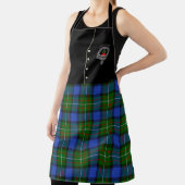 Tablier Fergusson Clan Badge & Tartan Kilt (Insitu)