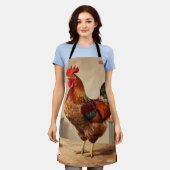 Tablier Ferme de la Fierté de Coq Cuisine Maison (Porté)