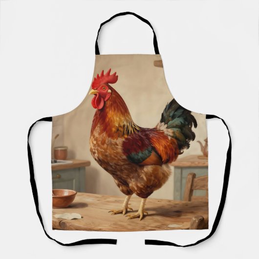 Tablier Ferme de la Fierté de Coq Cuisine Maison (Recto)