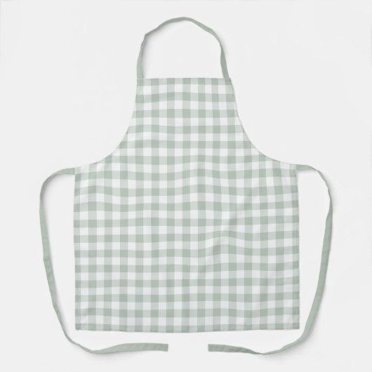 Tablier Ferme de Sage En vichy Apron (Recto)