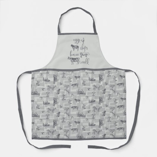 Tablier Ferme Grey (Recto)