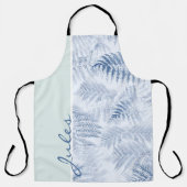 Tablier Fermes bleues sereines vertes (Recto)