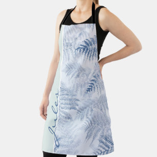 Tablier Fermes bleues sereines vertes