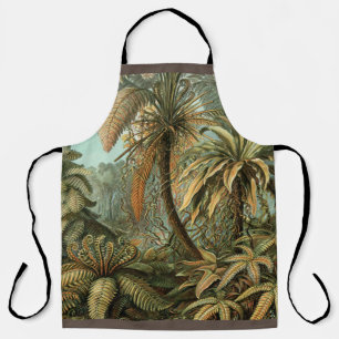 Tablier Ferns Palm Tree Antiquité Botanique Ferns Art