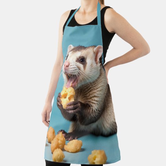 Tablier Ferret Cute Manger Fromage Poufs (Insitu)