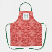 Tablier Festif Ananas Motif d'ornements (Recto)