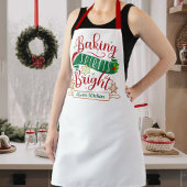 Tablier Festif Baking Spirits Bright Custom Christmas