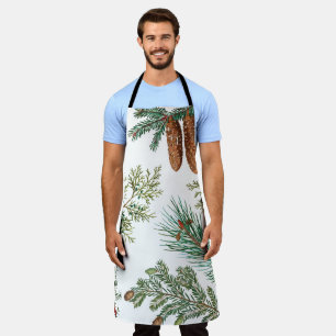 Tablier Festif de la forêt de pins de Noël