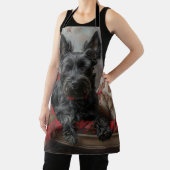 Tablier Festif de Noël écossais Terrier Dog (Insitu)