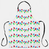 Tablier Festif lumières à cordes de Noël (Recto)