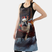 Tablier Festin de Noël de Bulldog en France (Insitu)