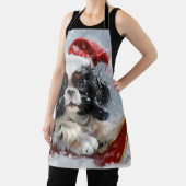 Tablier Festival de Noël de Chien Chin Japonais (Insitu)