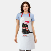 Tablier Festive Cat Apron  (Porté)