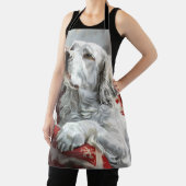 Tablier Festive de Noël de Chien Setter anglais (Insitu)