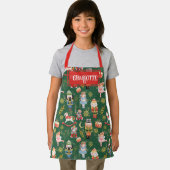 Tablier Festive Festive Nutcracker Ballet Caractères Nom (Insitu)