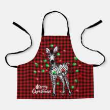Festive Holiday Zebra, scintillement de buffle lég