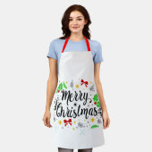 Tablier Festive Joyeux Noël (Porté)