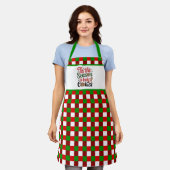 Tablier Festive Noël biscuit cuisson saison (Porté)