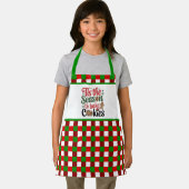 Tablier Festive Noël biscuit cuisson saison (Insitu)