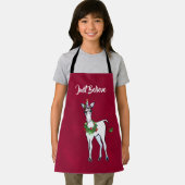 Tablier Festive Noël Unicorne, juste croire (Insitu)