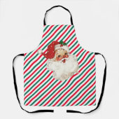 Tablier Festive Stripe Red Green From Santa Gift (Recto)