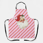 Tablier Festive Stripe Red Pink From Santa Gift (Recto)