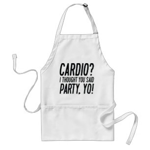 Tablier Fête Cardio Yo