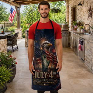 Tablier Fête de barbecue du 250e anniversaire du 4 juillet