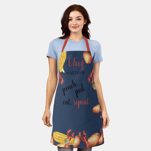 Tablier Fête de fiançailles de mariage avec ébullition d'é (Porté)