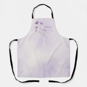 Tablier Fête de la mère du Fleur sauvage de l'aquarelle La (Recto)