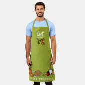 Tablier Fête de l'Action de grâce | Vacances personnalisée (Porté)